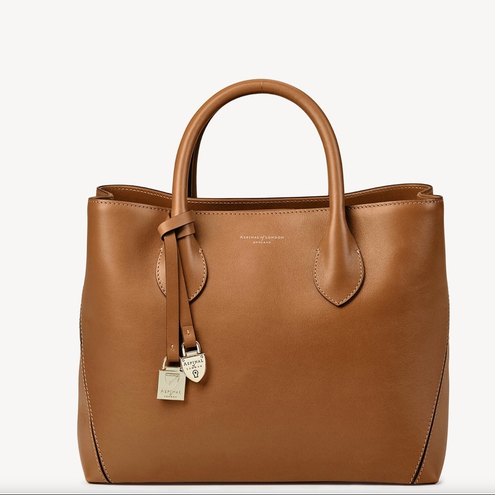 Aspinal of London Midi Tote Smooth Leather